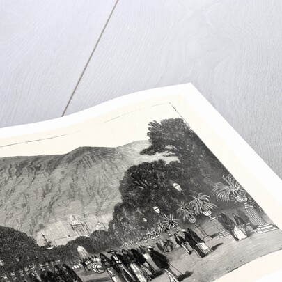 The War in South America: The Capital of Peru, View on the Alameda De Los Descalzos by Anonymous