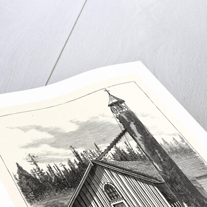 Washington Territory: The Episcopal Church and Belfry at Tacoma by Anonymous