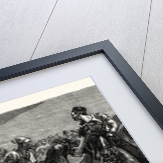 A Wrestling Match on Horseback Between the Dragoon Guards and the Royal Artillery, in the Transvaal by Anonymous