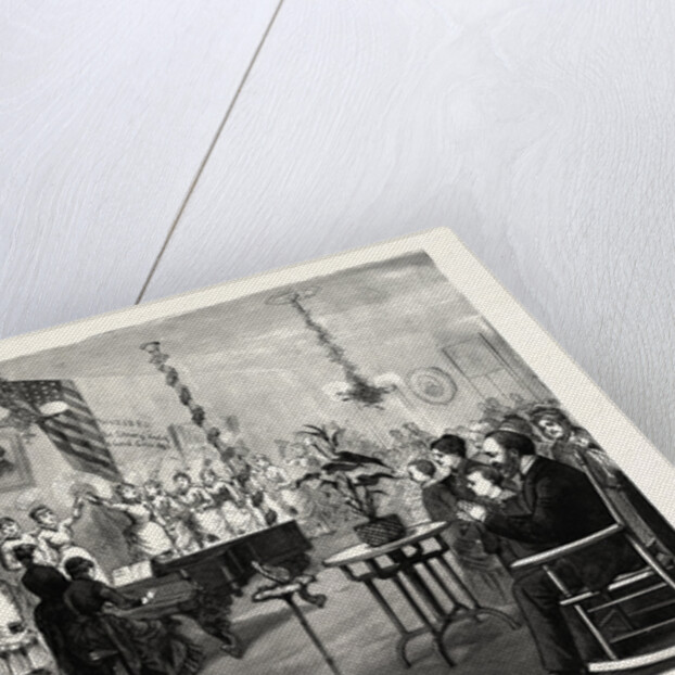 Ohio: Fan Drill of the Young Ladies of the Lake Erie Seminary at Painesville, Before President-Elect Garfield by Anonymous