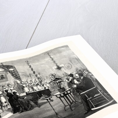 Ohio: Fan Drill of the Young Ladies of the Lake Erie Seminary at Painesville, Before President-Elect Garfield by Anonymous