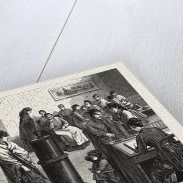 New York: The Waiting Room in the Building of the Workingwoman's Protective Union by Anonymous