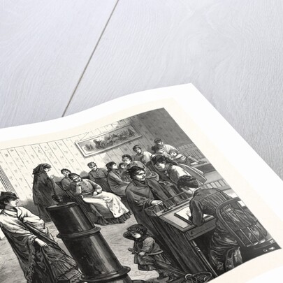 New York: The Waiting Room in the Building of the Workingwoman's Protective Union by Anonymous