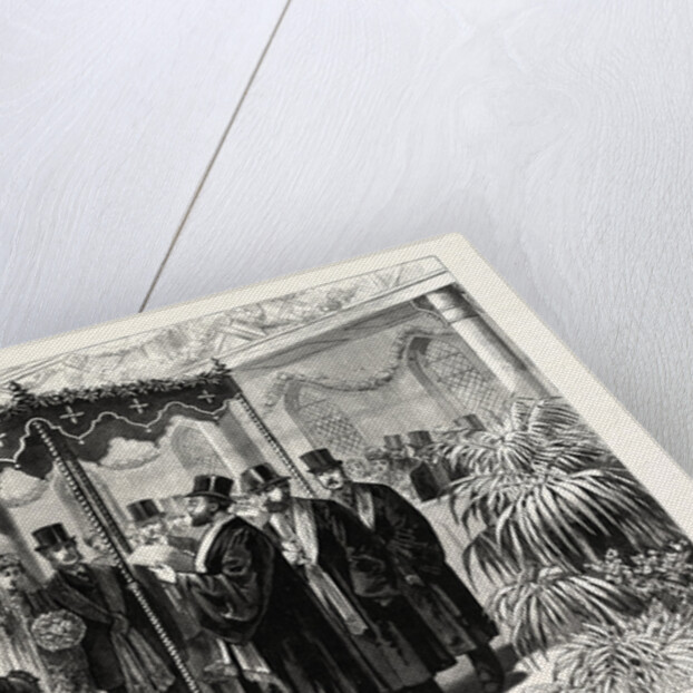 The Rothschild-Perugia Wedding in London, January 19th, the Hebrew Ceremony Beneath the Canopy, UK by Anonymous