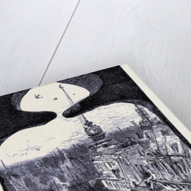 Broadway Seen from the Trinity Church Manhattan New York by Anonymous