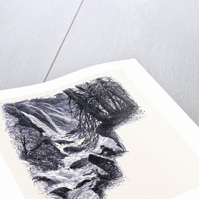 The Shelving Waterfall by Anonymous