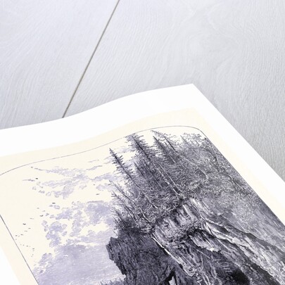 The Rock Near the Ovens Maine by Anonymous