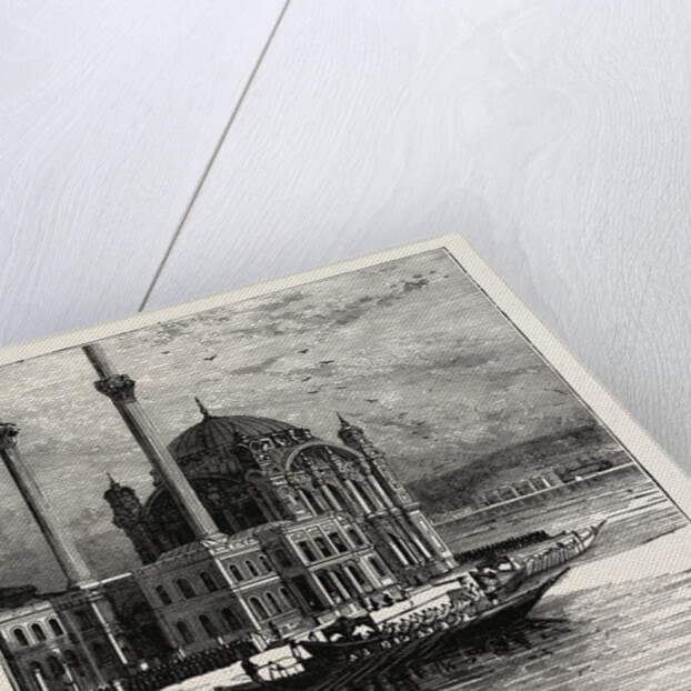 The Sultan At The Mosque Of St. Sophia. Hagia Sophia, The Church Of The Holy Wisdom In Istanbul, Turkey, Now A Museum by Anonymous