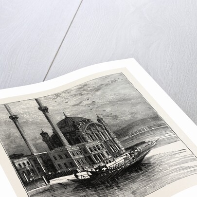 The Sultan At The Mosque Of St. Sophia. Hagia Sophia, The Church Of The Holy Wisdom In Istanbul, Turkey, Now A Museum by Anonymous