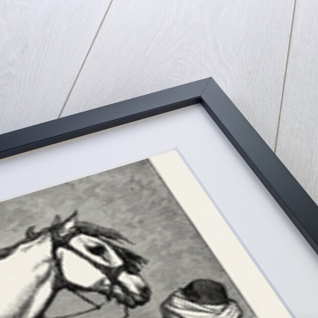 A Bosnian Peasant And His Horse, Bosnia. by Anonymous