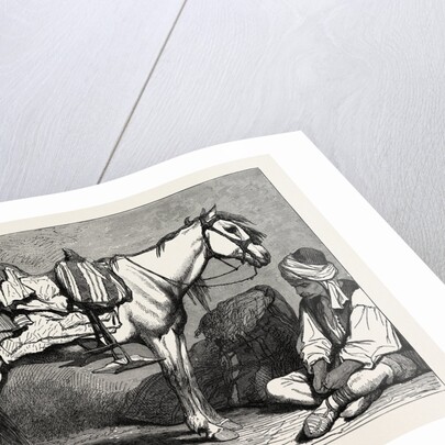 A Bosnian Peasant And His Horse, Bosnia. by Anonymous