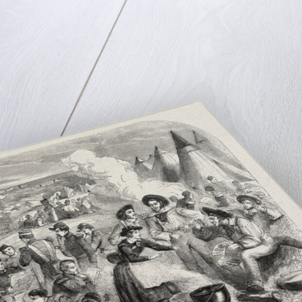 The mail arrives from London to the English camp in the Crimea by Anonymous