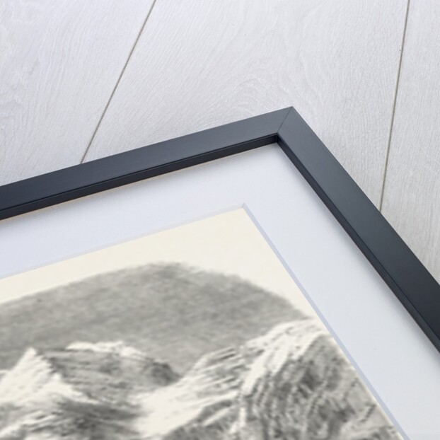 The Eiger, Moench and Jungfrau (canton of Bern), Switzerland, 1855, Engraving by Anonymous