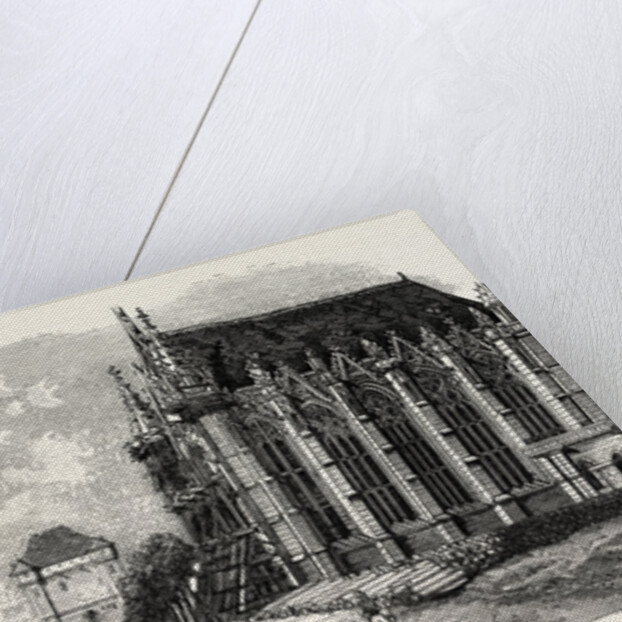 Vincennes Castle courtyard, on the north side by Anonymous