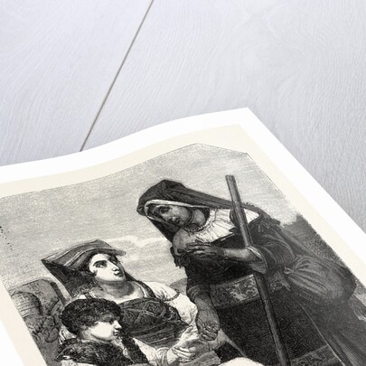 A fortune teller, painting by Mr Schnetz by Anonymous