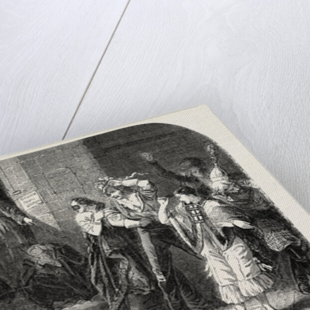 A return of a masked ball, painting by Marchal by Anonymous