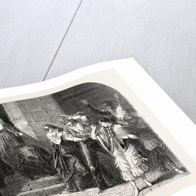 A return of a masked ball, painting by Marchal by Anonymous