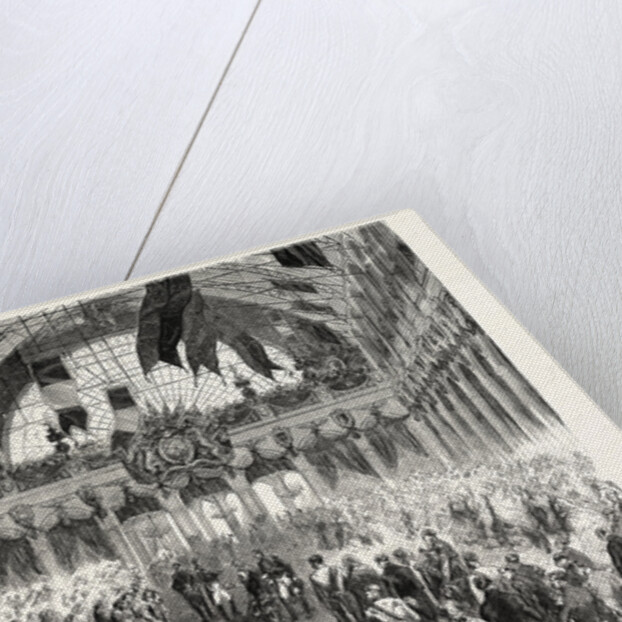 Queen of England Arriving at the Railway of Strasbourg, France. Queen Victoria by Anonymous