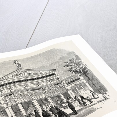 Frontage of the Grand Cafe Parisien on the Boulevard Saint-Martin, Paris, France by Anonymous