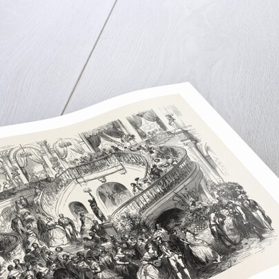 Decoration Executed in the Courtyard of the Town Hall for the Ball Given in Honour of the Queen of England by Anonymous