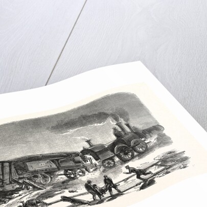 Accident Happened on the Versailles Railway, September 9, 1855, France by Anonymous