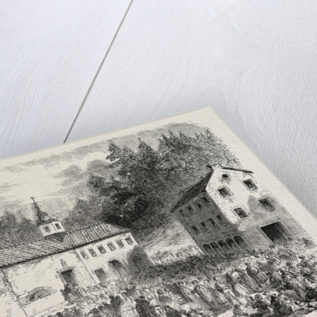 Fete of the Nativity of Our Lady: Pilgrimage to Our Lady of Font-Romeu (Pyrenees-Orientales), France, 1855 by Anonymous