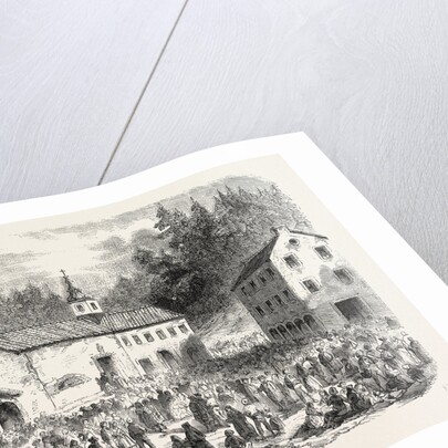 Fete of the Nativity of Our Lady: Pilgrimage to Our Lady of Font-Romeu (Pyrenees-Orientales), France, 1855 by Anonymous