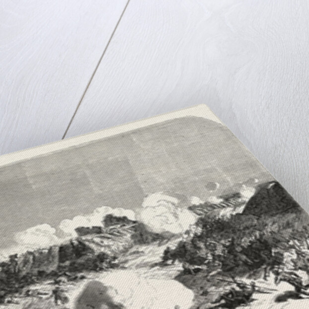 Attack of the Central Bastion by the Division of Salle. The Crimean War, 1855 by Anonymous
