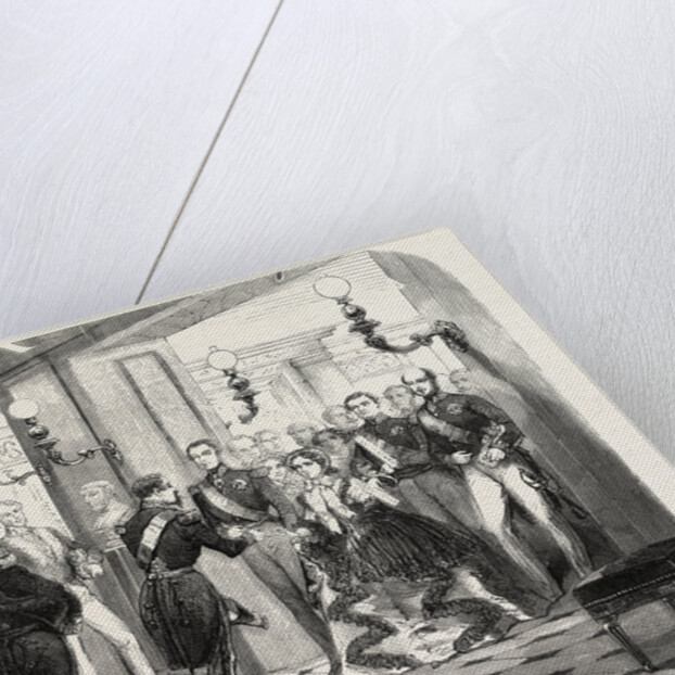 Reception of the Duke and Duchess of Brabant in the Castle of Saint Cloud, October 12, 1855, France by Anonymous