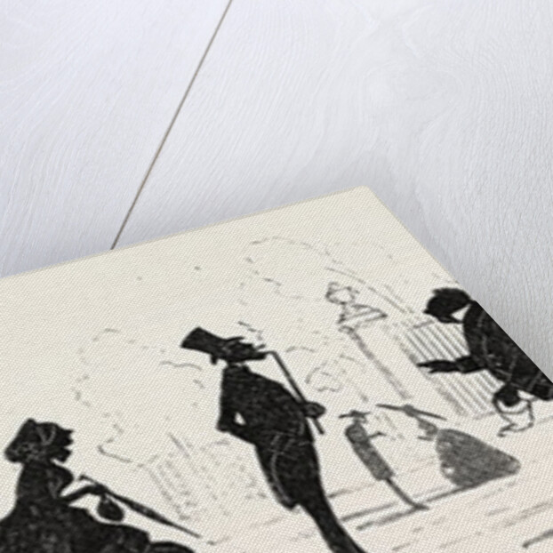 Waters Silhouettes: Arrival of a French Family by Anonymous