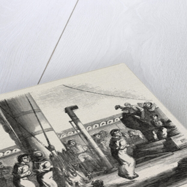 Recreations Aboard the Friedland: The Bags Race, 1855 by Anonymous