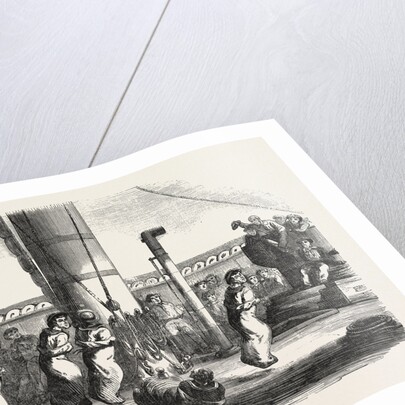 Recreations Aboard the Friedland: The Bags Race, 1855 by Anonymous