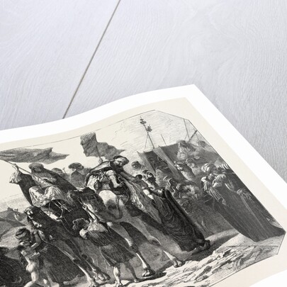 Return from Mecca, Engraving 1855 by Anonymous
