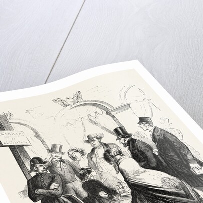 Expo 1855. Sellers of Medals.Paris, France, Exposition Universelle by Anonymous