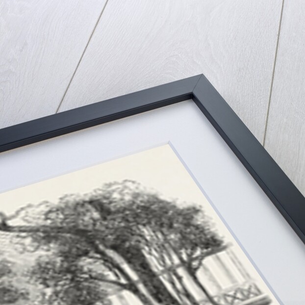 Expo 1855. Walkway of the Rotunda Annex, above the Cours-La-Reine. Paris, France, Exposition Universelle by Anonymous