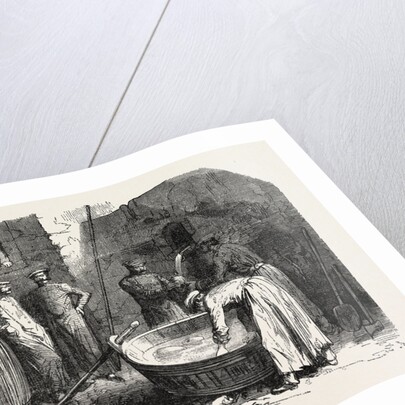 Russian Soldiers Preparing Their Meals. 1855 by Anonymous