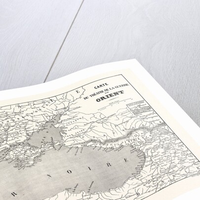 The Crimean War, 1855: Map of the Theater of War in the East by Anonymous