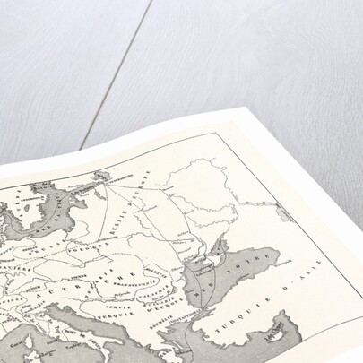 The Crimean War, 1855: Map of Europe to Serve in the General War against Russia in the Baltic Sea and the Black Sea by Anonymous