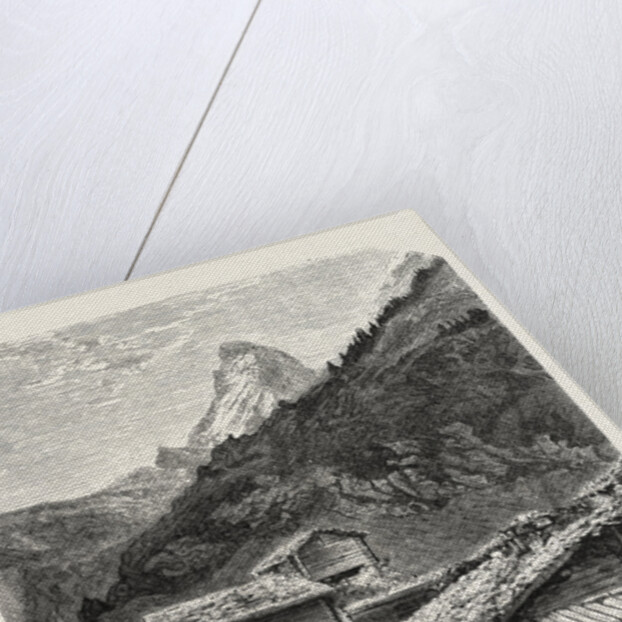 View Taken in the Village of Saint-Nicolas (Valais), 1855, Switzerland by Anonymous