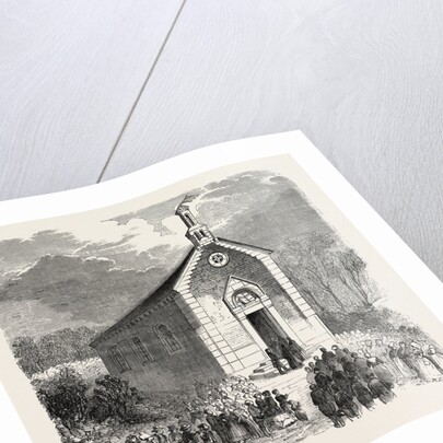 Inauguration of a Protestant Church in Conde-Sur-Noireau, France by Anonymous