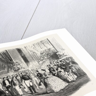 Reception Ll. Mm. At the Palais De L'Industrie, by Prince Napoleon and the Commission of the Exhibition. Paris, France, Exposition Universelle by Anonymous