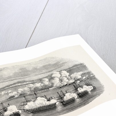 Bombardment and Capture of the Forts at Kinburn. The Crimean War, 1855 by Anonymous