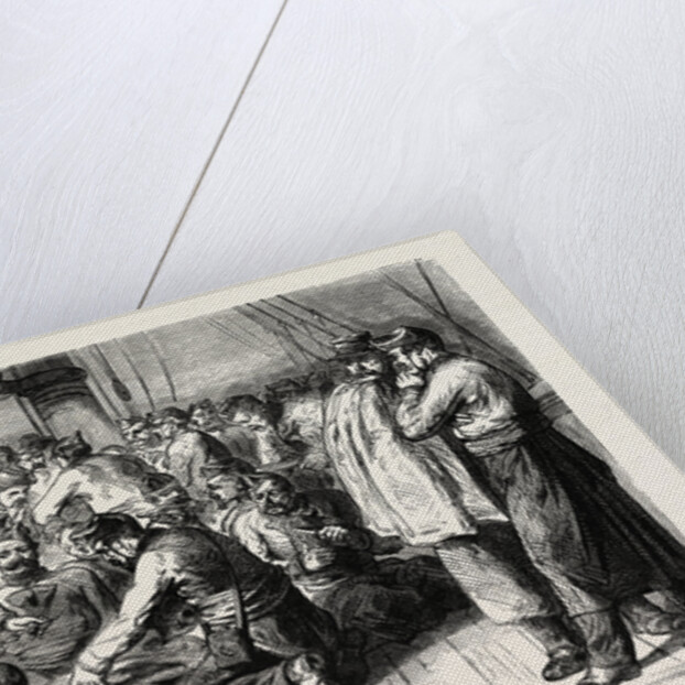 Types and Faces of the Eastern Army. Prologue. Dinner on Board. 1855 by Anonymous