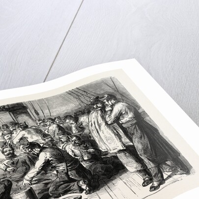 Types and Faces of the Eastern Army. Prologue. Dinner on Board. 1855 by Anonymous