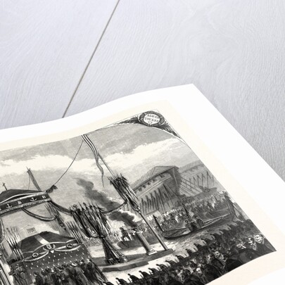 Receiving Remains of Admiral Bruat on the Port of Toulon, France, 1855 by Anonymous