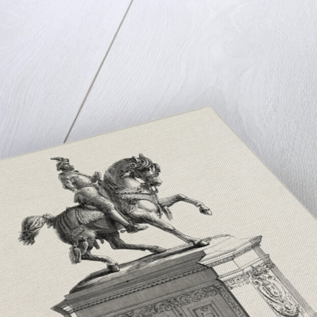 Equestrian Statue of Francis I to the Court of the Louvre, 1855 by Anonymous