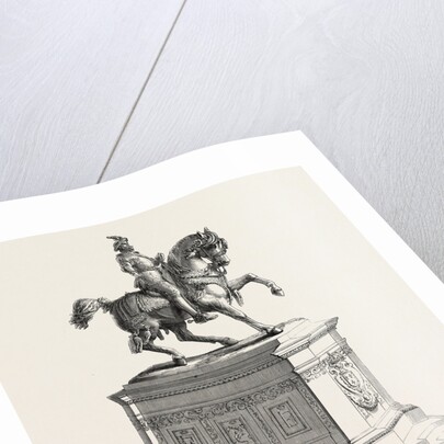 Equestrian Statue of Francis I to the Court of the Louvre, 1855 by Anonymous
