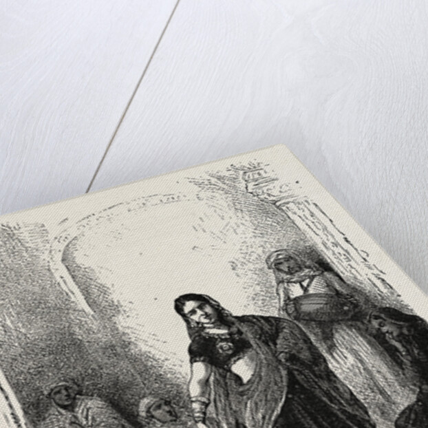 Dancing Girl of Mewat, India by Anonymous