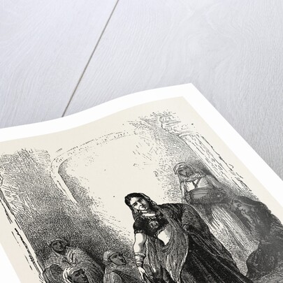 Dancing Girl of Mewat, India by Anonymous