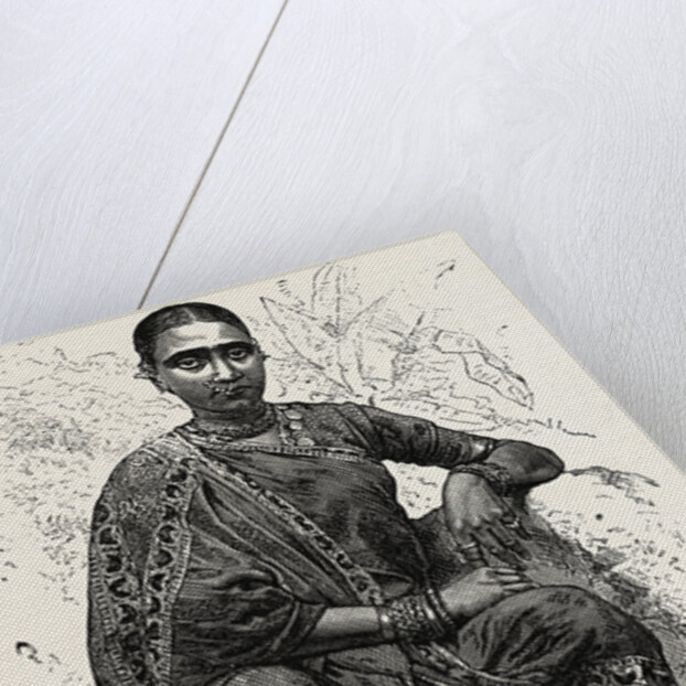 Young Woman of Madras, India by Anonymous